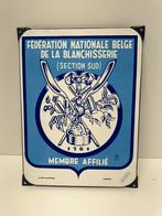 Assiette émaillée Fédération de la blanchisserie, Enlèvement ou Envoi