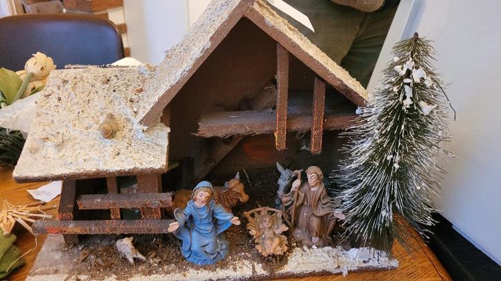 CRECHE DE NOEL TRADITIONNELLE, Divers, Noël, Comme neuf, Enlèvement