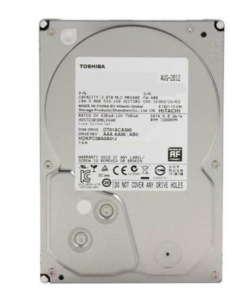 Toshiba 3TB 7200rpm harde schijf beschikbaar voor biedingen