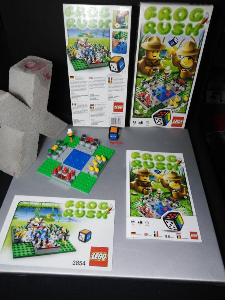 LEGO 3854 Frog Rush - Lego Games Bordspel - 2011, Kinderen en Baby's, Speelgoed | Duplo en Lego, Gebruikt, Lego, Complete set