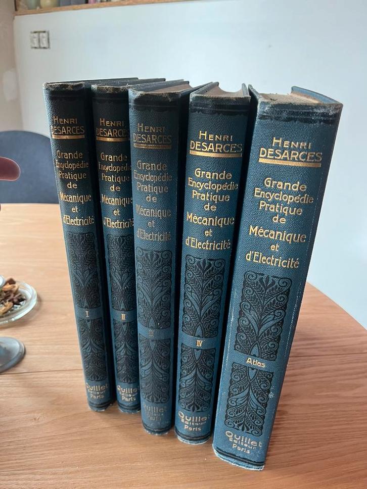 Grote encyclopedie H. DESARCES: Mechanica en elektriciteit, Boeken, Encyclopedieën, Gelezen, Complete serie, Overige onderwerpen