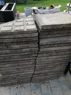 Rubberen tuintegels 50 x 50 cm, Tuin en Terras, Tegels en Klinkers, Ophalen, Gebruikt, Rubber, 5 tot 10 m²