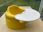 Geel Bumbo-zitje met afneembaar tafeltje, Kinderen en Baby's, Kinderstoelen, Ophalen, Gebruikt, Overige typen, Afneembaar eetblad