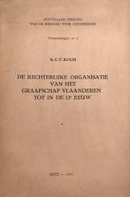 De Rechterlijke Organisatie Graafschap Vlaanderen tot 13eeuw, Antiek en Kunst, Ophalen of Verzenden