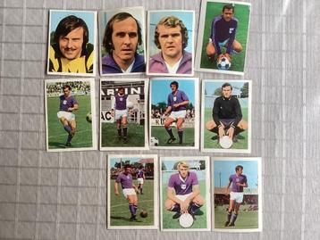 11 oude voetballers Anderlecht prenten chromos, Verzamelen, Ophalen of Verzenden, Gebruikt