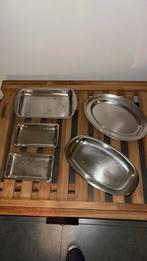 Plats vintage en acier inoxydable, Enlèvement ou Envoi, Comme neuf