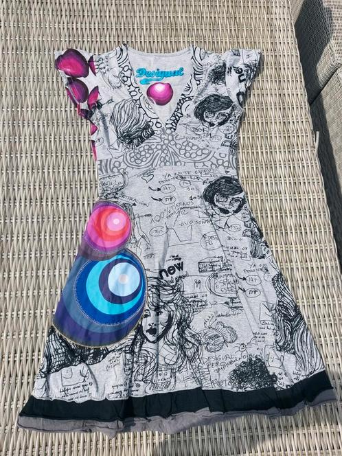 Y2K Desigual Jurk - Uniek, Vintage, Artsy, Kleding | Dames, Jurken, Zo goed als nieuw, Maat 36 (S), Ophalen of Verzenden