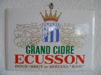GLACOIDE RECLAMEBORDJE"ECUSSON GRAN CIDRE"UIT JAREN 60, Collections, Enlèvement ou Envoi, Utilisé, Panneau publicitaire