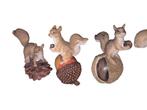 Trio d'écureuil en résine, Animal sauvage, Utilisé, Statue ou Figurine, Enlèvement ou Envoi