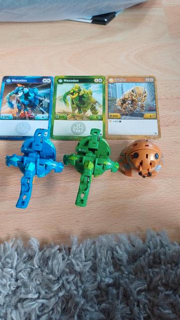 3 bakugan 3 carte beschikbaar voor biedingen