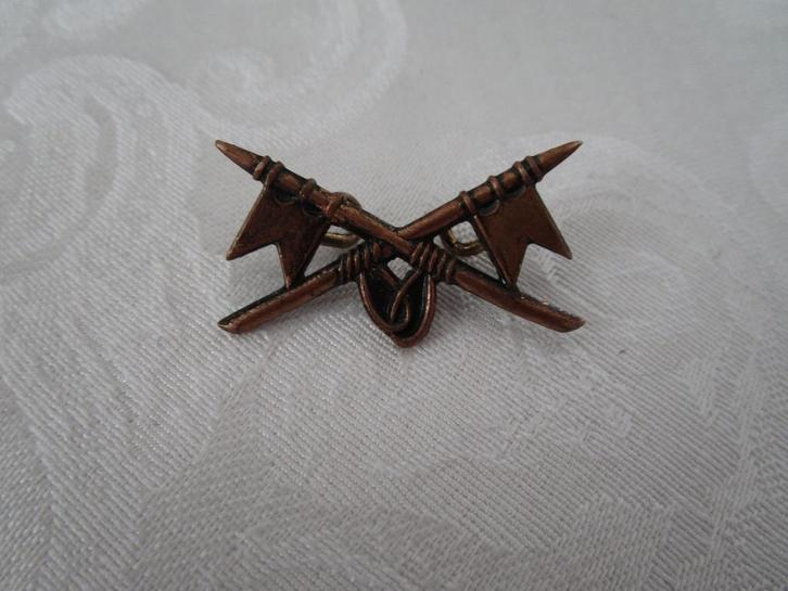 militair, kentekens lansiers, Verzamelen, Militaria | Algemeen, Landmacht, Embleem of Badge, Ophalen