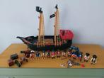 Playmobil piraten boot + popjes, Ophalen of Verzenden, Zo goed als nieuw