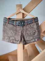 Damesshort EDC Esprit. Met riem! Maat 36. Lage taille. Kan g, Comme neuf, Taille 36 (S), Brun, Courts