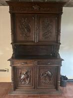 Oude Franse kast in 2 delen, Antiek en Kunst, Antiek | Meubels | Kasten, Ophalen