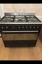 Magnifique cuisinière à gaz SMEG à 6 brûleurs noir/anthracit, Enlèvement