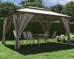 Pavillon de jardin 3x4 m - 12m² - tente de fête étanche, réc, Jardin & Terrasse, Protection solaire, 250 cm à 450 cm, Autres types