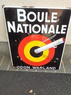 Originele reclame Boule Nationale van 1955, Verzamelen, Ophalen of Verzenden, Gebruikt, Reclamebord
