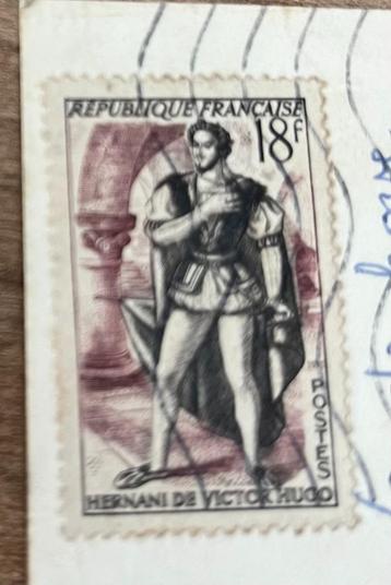 Timbre français Hernani de Victor Hugo, Enlèvement ou Envoi