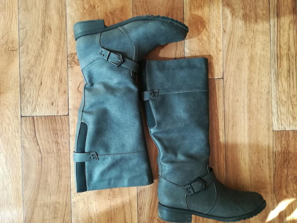 Bottes femme 38, Autre, Gris, Enlèvement ou Envoi, Comme neuf