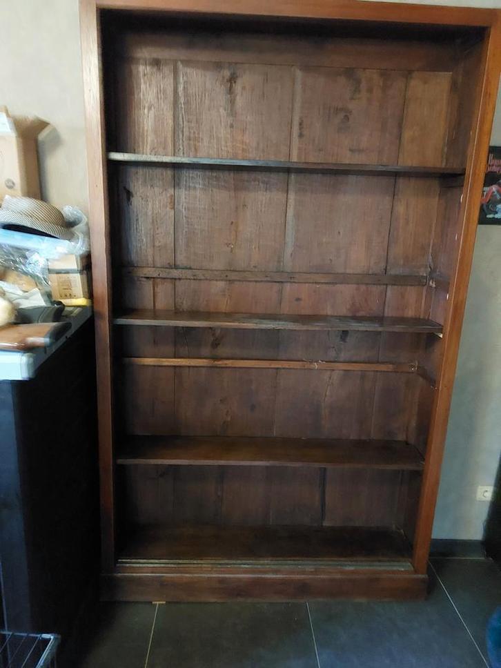 Eiken vitrine kast, Huis en Inrichting, Kasten | Vitrinekasten, Ophalen