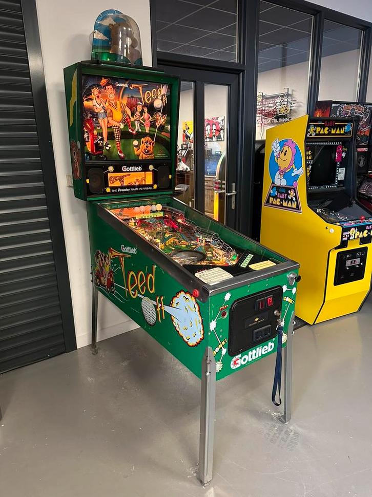 Flipperkast Gottlieb Tee’d Off Pinball, Verzamelen, Automaten | Flipperkasten, Zo goed als nieuw, Dot-matrix, Flipperkast, Gottlieb