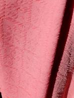 rose stof met ingeweven motief, Enlèvement ou Envoi, Neuf