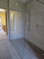 Douchewand glas met profielen, Ophalen, Zo goed als nieuw