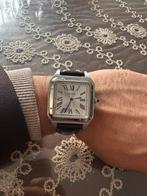 Cartier Santos-dumont herenhorloge, Handtassen en Accessoires, Horloges | Heren, Overige merken, Leer, Staal, Polshorloge