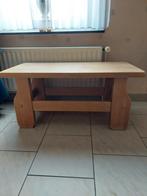 Massief eikenhouten woonkamertafel, Ophalen, Zo goed als nieuw