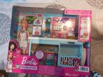 Neuf barbie et sa pâtisserie 20+ éléments mattel, Ophalen of Verzenden, Zo goed als nieuw