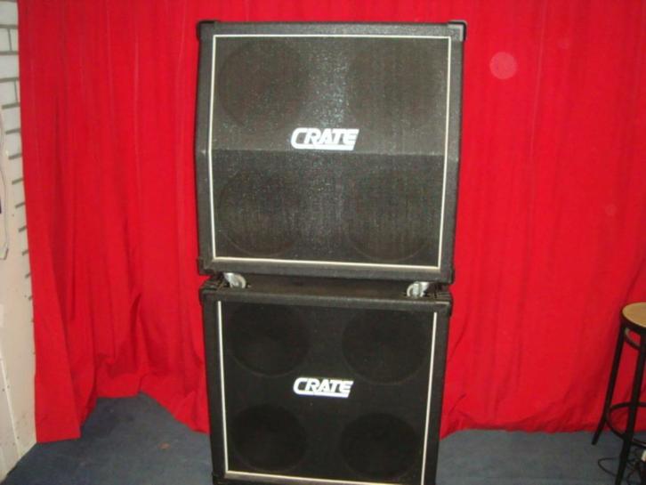 Gebruikt: Crate GS-412S + GT-412ST cabinet, 20250324+325, Muziek en Instrumenten, Instrumenten | Toebehoren, Gebruikt, Elektrische gitaar