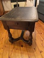 Massief eiken bijzettafel, Antiek en Kunst, Ophalen