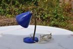 §  lampe de bureau ou de chevet metal bleu vintage, Ophalen of Verzenden