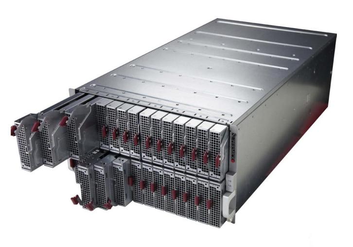 SuperMicro MicroBlade CSE-M628 6U 28x Node Chassis, Computers en Software, Servers