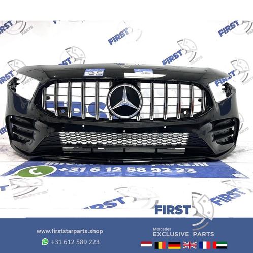 W177 A35 AMG LINE VOORBUMPER ZWART A KLASSE BUMPER 2018-2022, Auto-onderdelen, Carrosserie, Bumper, Mercedes-Benz, Voor, Gebruikt