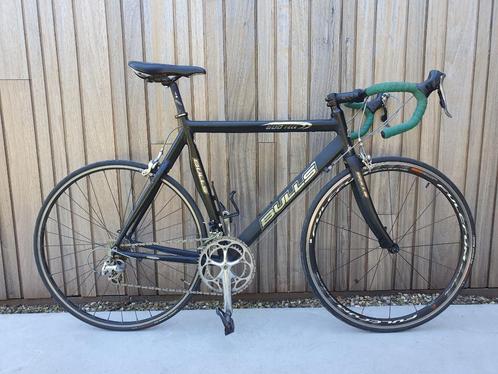 Racefiets Bulls 600 race zwart shimano ultegra/105, Fietsen en Brommers, Fietsen | Racefietsen, Gebruikt, Heren, Overige merken