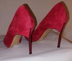 284C* Casadei Blade - sexy schoenen rood leer (38,5), Kleding | Dames, Casadei, Verzenden, Rood