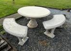 Table jardin pierre, Tuin en Terras, Tuintafels, Gebruikt, Ovaal, Overige materialen