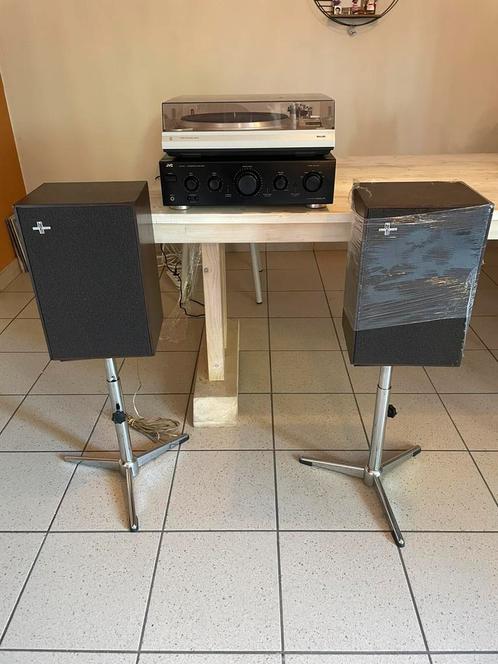 Stereotoren + versterker, platenspeler, Audio, Tv en Foto, Stereoketens, Gebruikt, Cassettedeck, Cd-speler, Tuner of Radio, Speakers