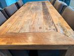 Eettafel oud teak, Huis en Inrichting, Ophalen