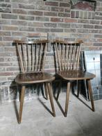 3 stoelen, Vintage stoel, houten stoel, Huis en Inrichting, Ophalen, Zo goed als nieuw