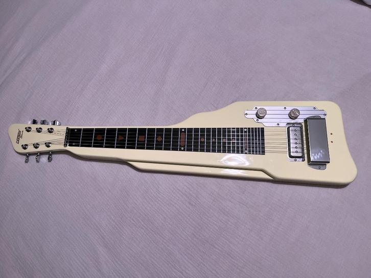 Lap steel Gretsch g5700 white, Muziek en Instrumenten, Snaarinstrumenten | Gitaren | Elektrisch, Zo goed als nieuw, Solid body