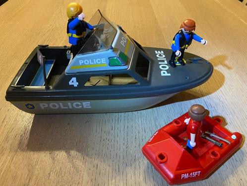 Playmobil Politie boot – 4429, Kinderen en Baby's, Speelgoed | Playmobil, Gebruikt, Complete set, Ophalen