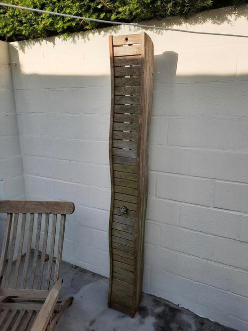 Teak tuindouche te repareren 30 euro, Tuin en Terras, Tuinmeubel-accessoires, Gebruikt, Ophalen