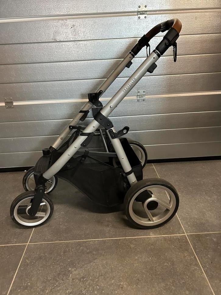 Mutsy kinderwagen, Kinderen en Baby's, Buggy's, Gebruikt, Duomodel, Regenhoes, Verstelbare rugleuning, Voetenzak, Zonnekap, Ophalen