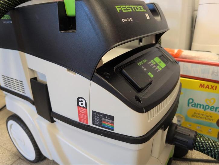 Festool cth 26 El met 22 maand garantie, Bricolage & Construction, Matériel de nettoyage, Enlèvement