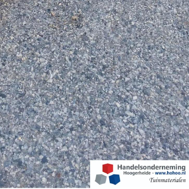Dolomiet silver grey halfverharding loop paden tuin parking, Tuin en Terras, Grind, Keien en Split, Nieuw, Split, Blauw, Dolomiet