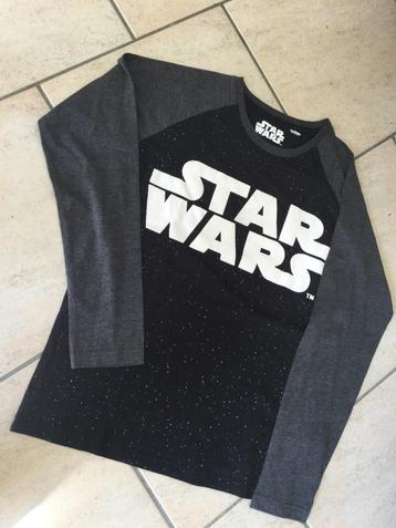 STAR WARS DISNEY T-SHIRT MET LANGE MOUWEN/T M/146-152 beschikbaar voor biedingen