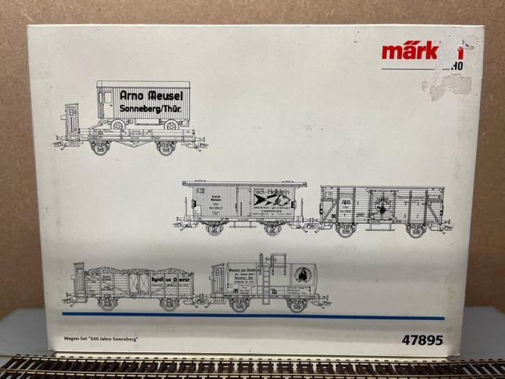 Set van 5 Marklin HO 47895 DR wagons, Hobby en Vrije tijd, Modeltreinen | H0, Zo goed als nieuw, Wagon, Gelijkstroom of Wisselstroom