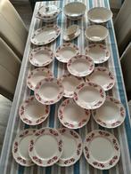 Boch Coronation rode eikenbladeren 22 stuks Goede conditie, Antiek en Kunst, Curiosa en Brocante, Ophalen